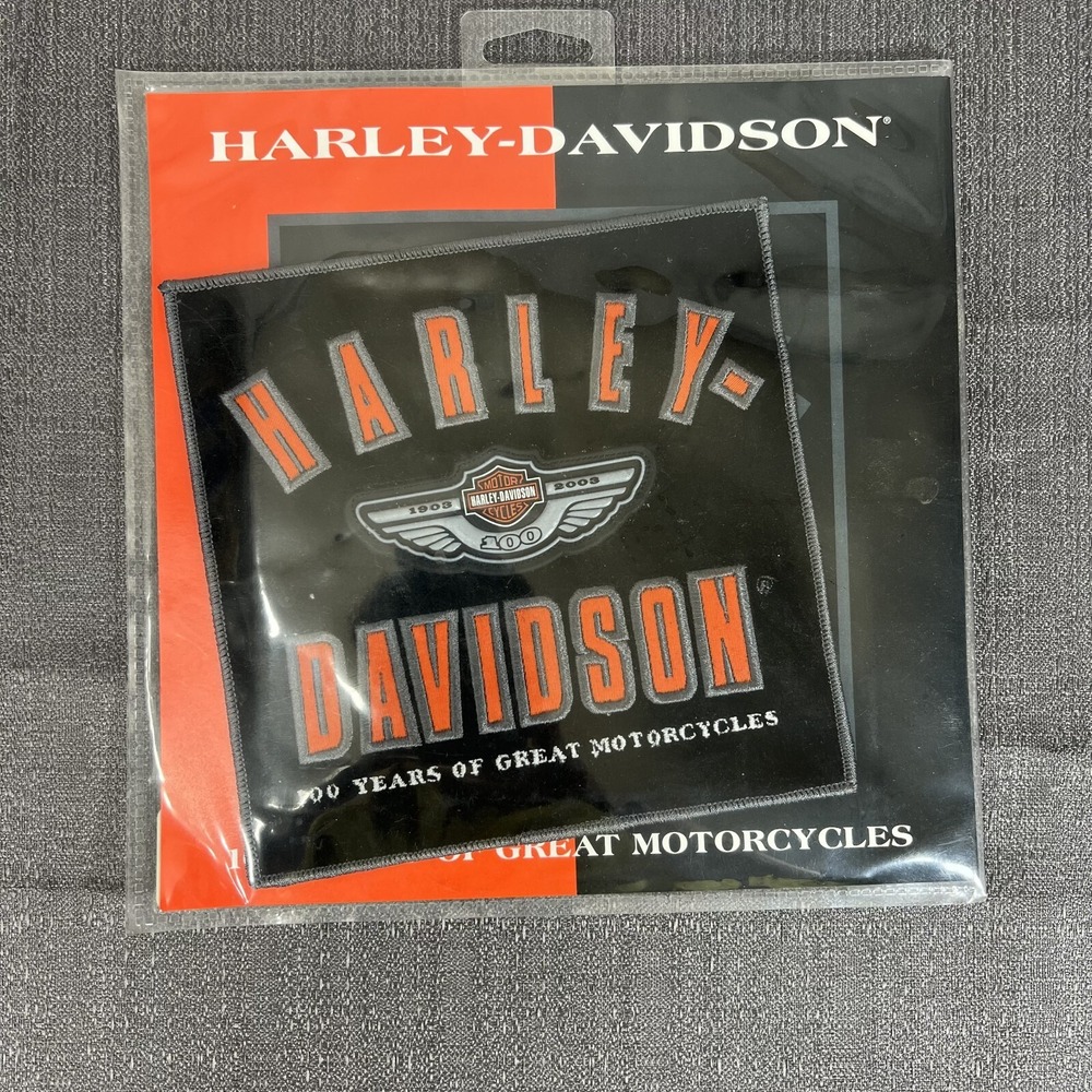 Harley-Davidson Motorcycle Varsity Letter Logo 100th Anniversary Patch 97979-03V